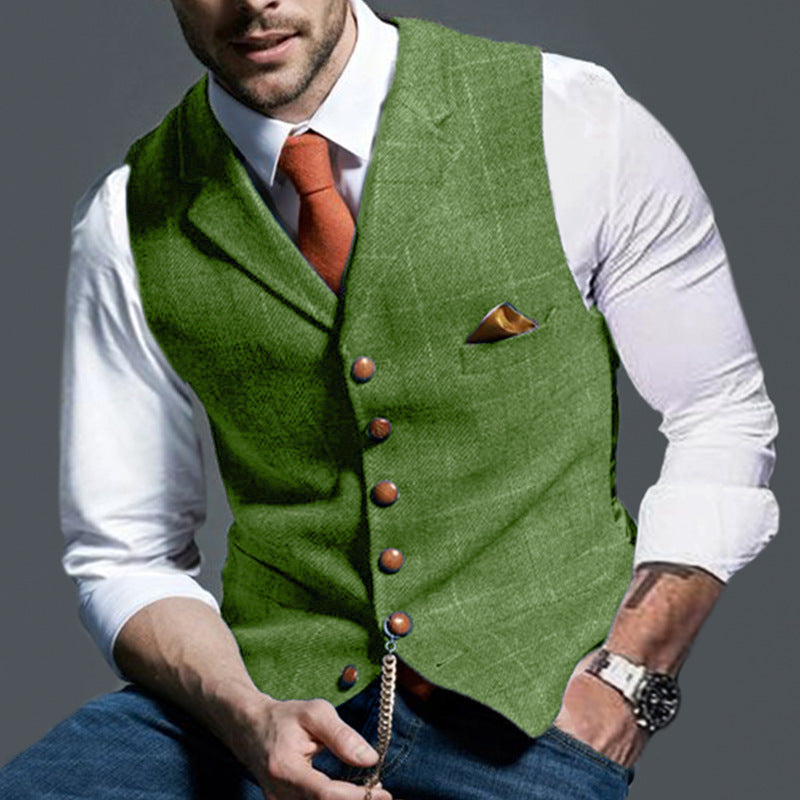 Conrad – Casual Check Slim Fit Men's Vest