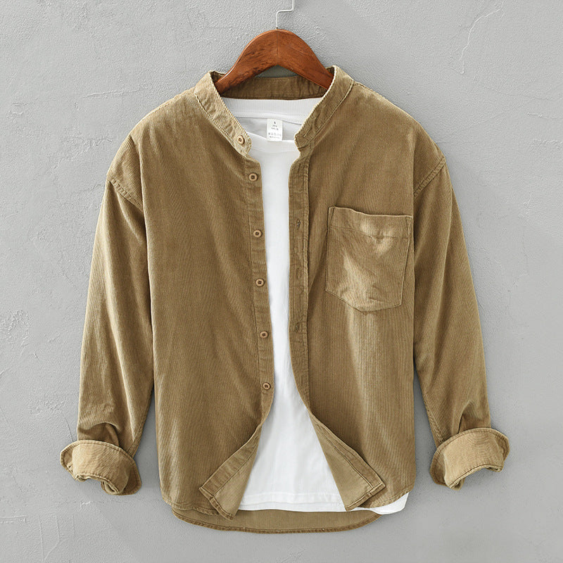 Geoff – Casual Corduroy Shirt for Men