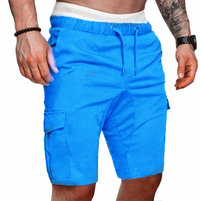 David – Fitted Elastic Men's Cropped Shorts
