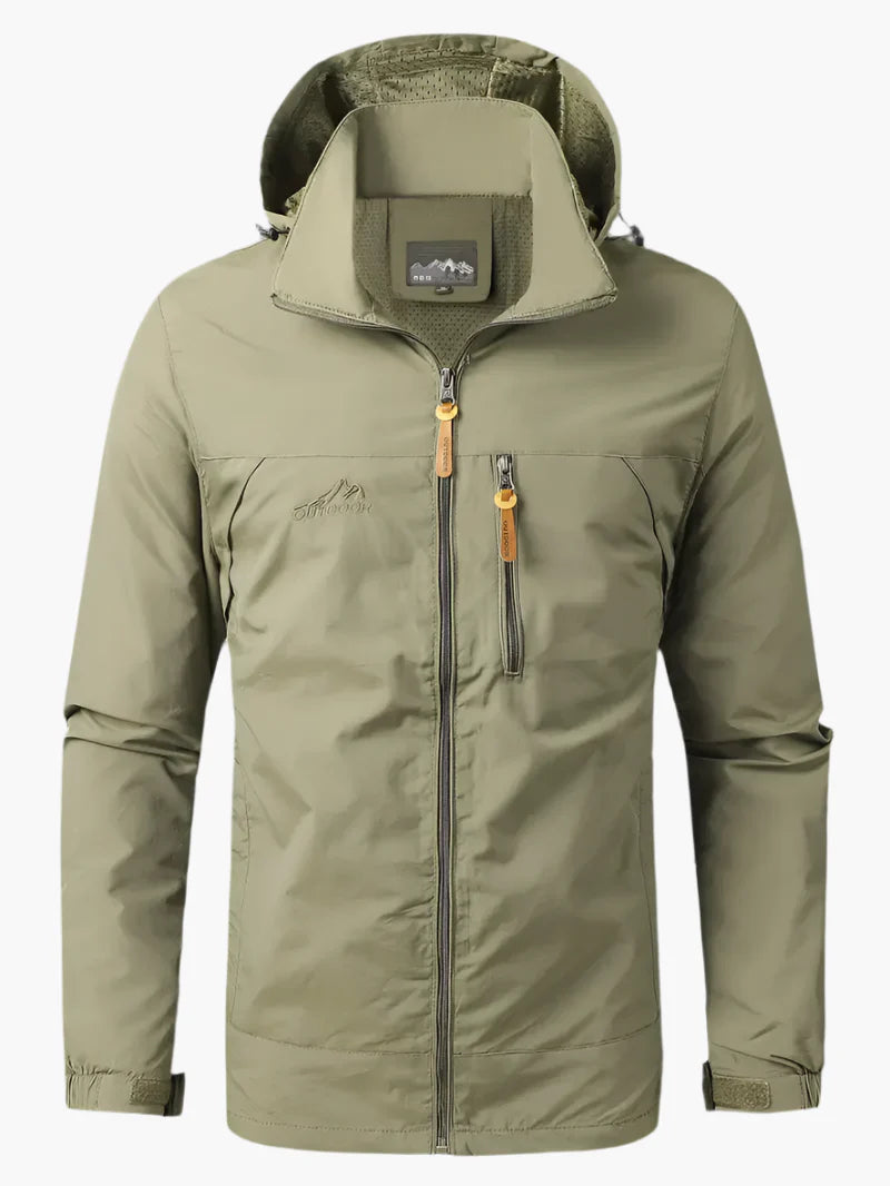 Men's Outdoor Jacket Waterproof Windproof – Functional Hiking & Trekking Jacket for All Weather