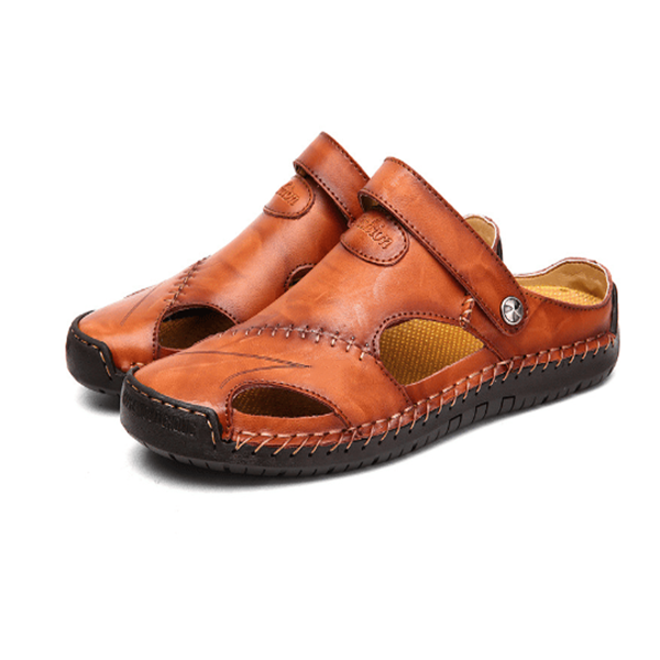 Dennis – Herren Outdoor-Sandalen aus Weichem Leder