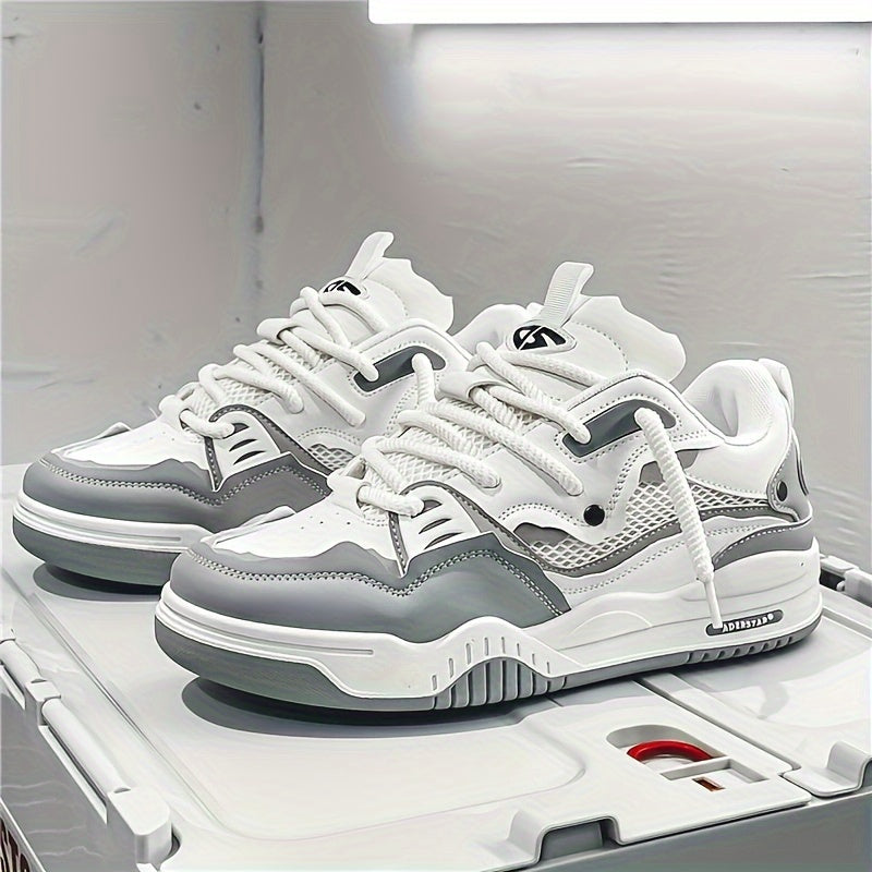 Herren Sneaker Low Streetwear Chunky Freizeitschuhe für Herbst und Sport