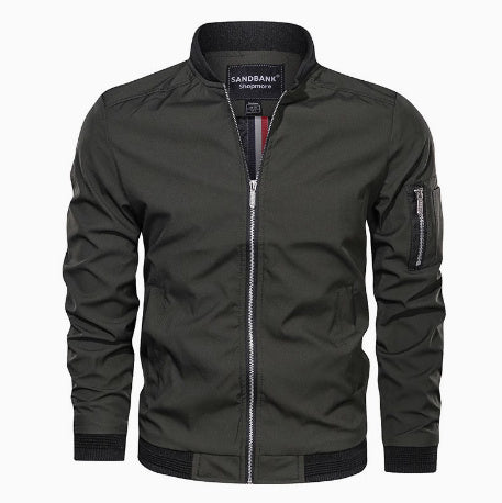Men's Bomber Jacket Casual Streetwear – Modern Leisure Style for Everyday and City