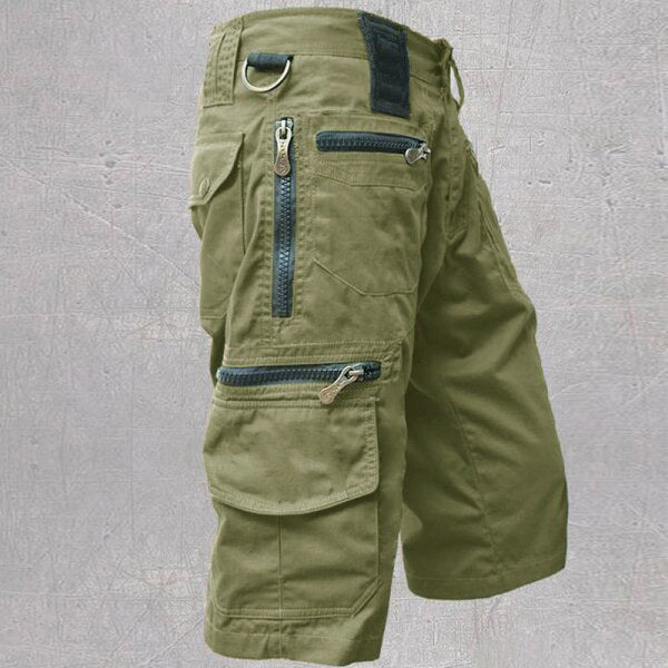 Herren Taktische Outdoor Cargo Shorts mit Reißverschlusstaschen – Wander- & Abenteuershorts
