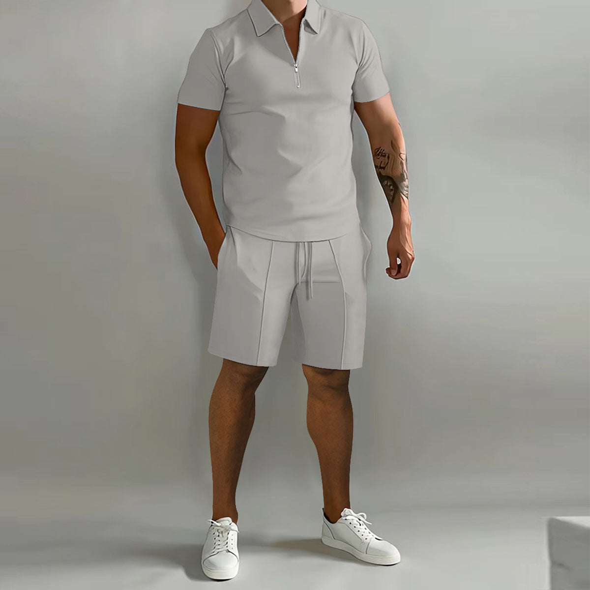Adam – Sports suit with fashionable shorts for men