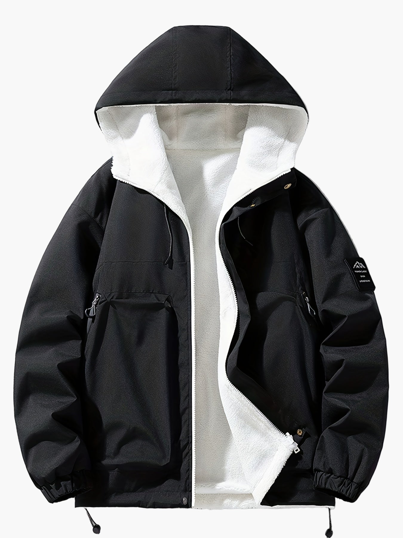 Herren Winterjacke mit Kapuze – Casual Streetwear Outdoorjacke