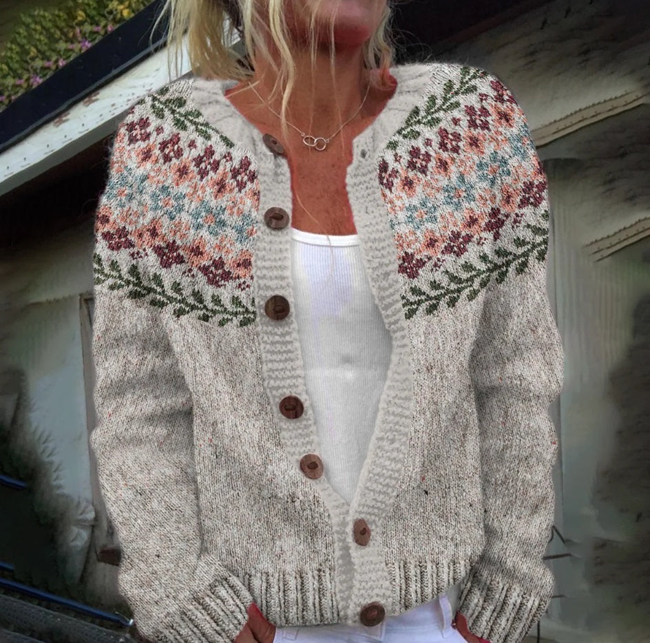 Dawn – Cardigan with 3D Print for Women