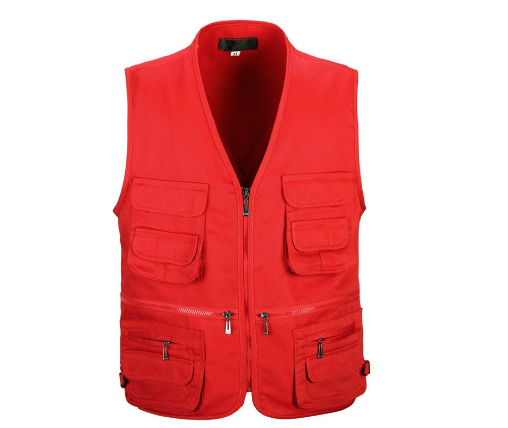 Douglas – Angler vest for outdoor work made of high-quality polyester-cotton blend
