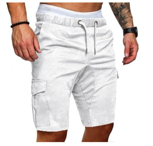 David – Fitted Elastic Men's Cropped Shorts