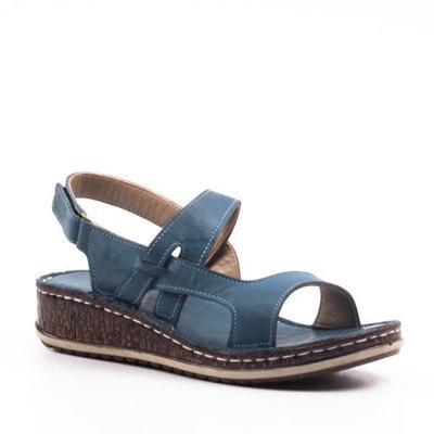 Damen Komfort Keilsandalen für Alltag und Freizeit – Modische Sommerschuhe mit Klettverschluss
