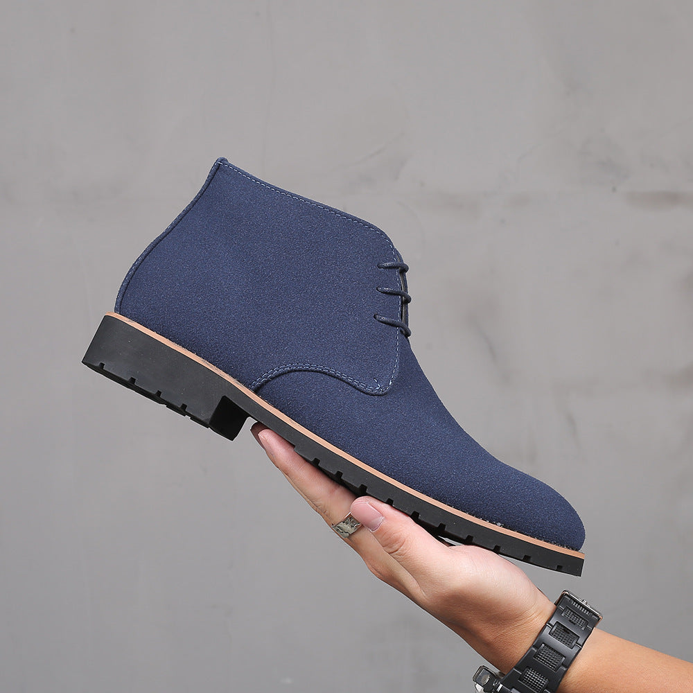 Jeff – Pointed casual boots made of vegan leather