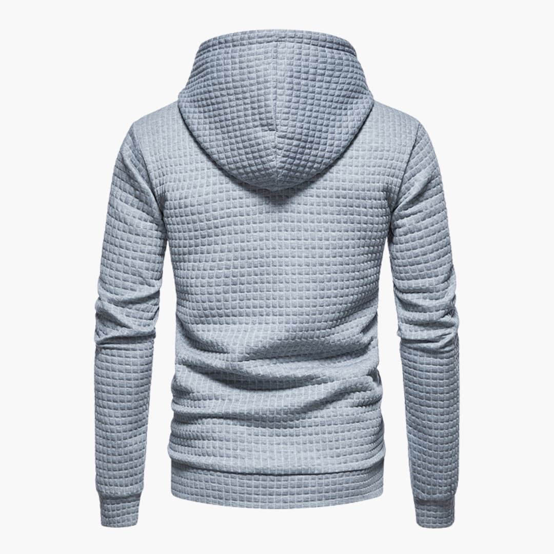 Herren Kapuzenpullover Kariert – Moderner Freizeit Hoodie mit Komfort und Stil
