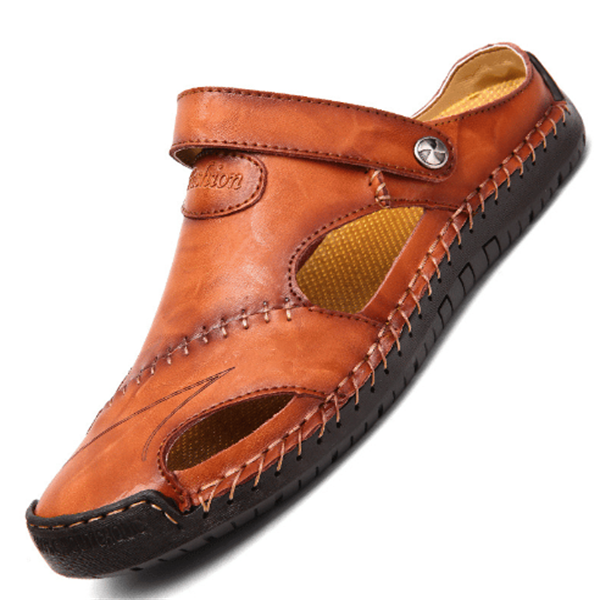 Dennis – Herren Outdoor-Sandalen aus Weichem Leder