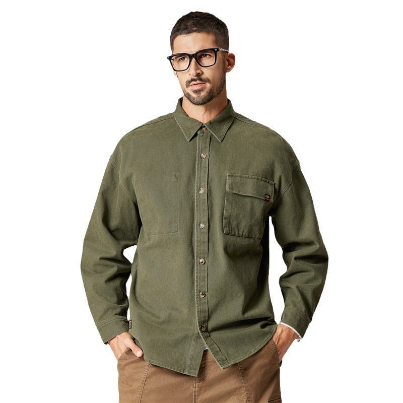 Sam – American Retro Shirt made of Heavy Cotton