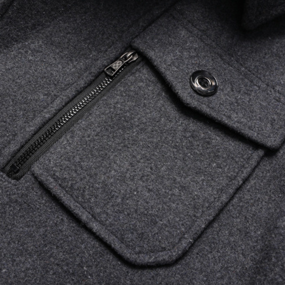 Men's Two-Piece Winter Coat – Elegant Business and Casual Look for Everyday Use