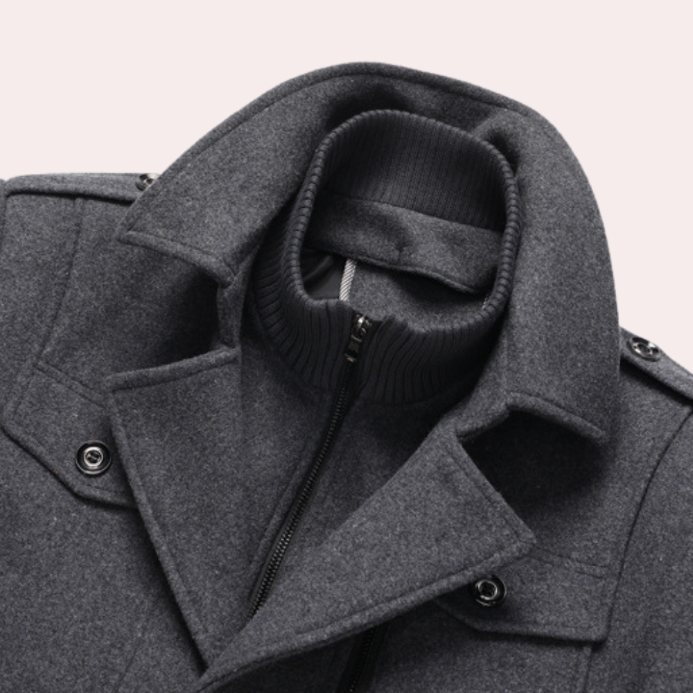 Men's Two-Piece Winter Coat – Elegant Business and Casual Look for Everyday Use