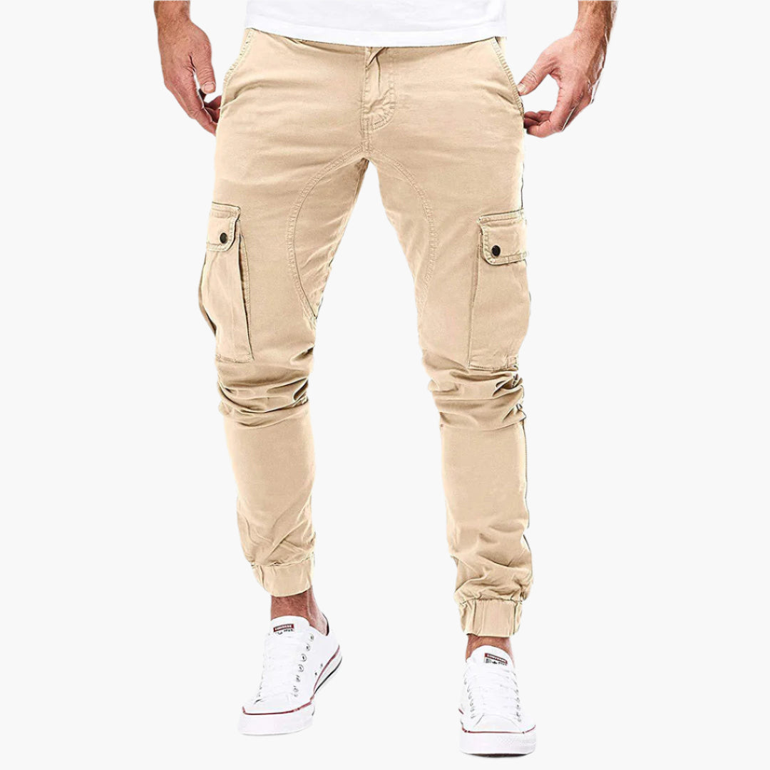 Herren Cargo Jogginghose – Modische Cargohose mit Taschen und elastischem Bund, ideal für Alltag und Outdoor