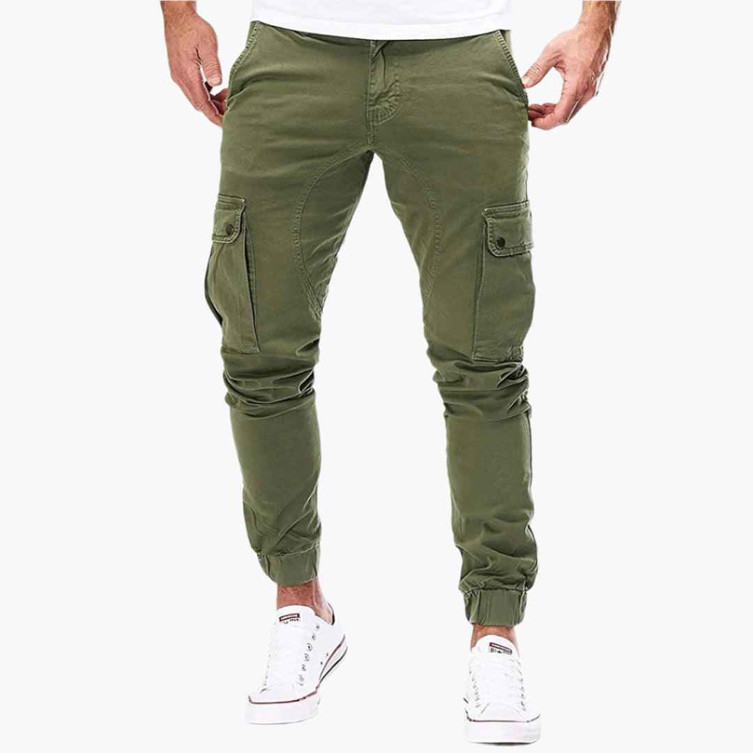 Herren Cargo Jogginghose – Modische Cargohose mit Taschen und elastischem Bund, ideal für Alltag und Outdoor