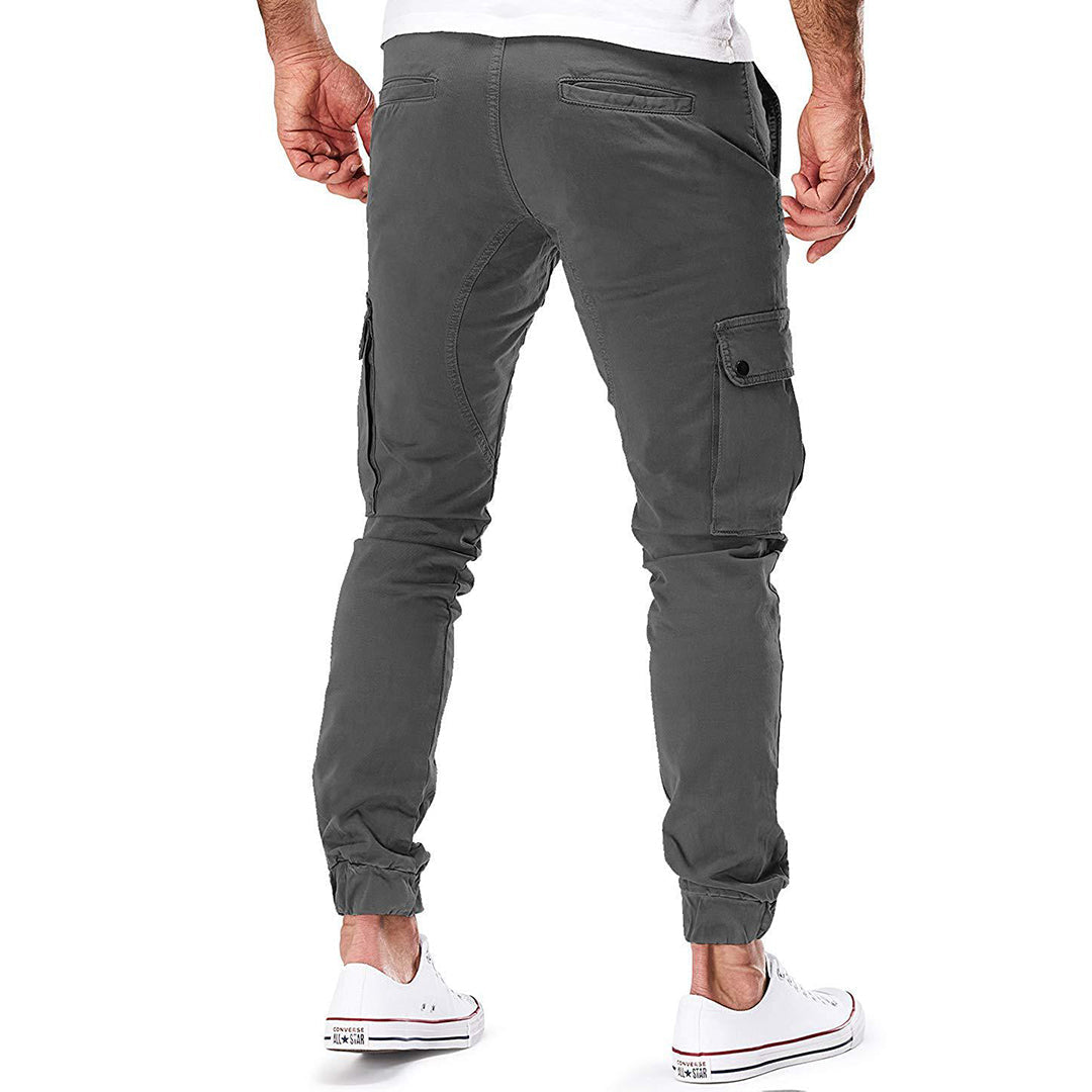 Herren Cargo Jogginghose – Modische Cargohose mit Taschen und elastischem Bund, ideal für Alltag und Outdoor