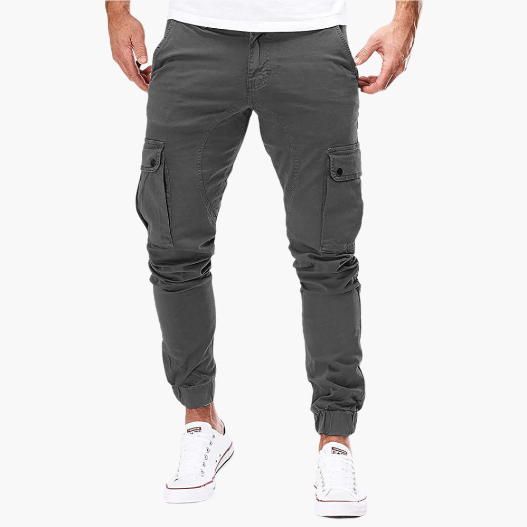 Herren Cargo Jogginghose – Modische Cargohose mit Taschen und elastischem Bund, ideal für Alltag und Outdoor