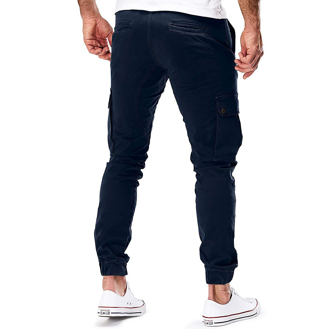 Herren Cargo Jogginghose – Modische Cargohose mit Taschen und elastischem Bund, ideal für Alltag und Outdoor