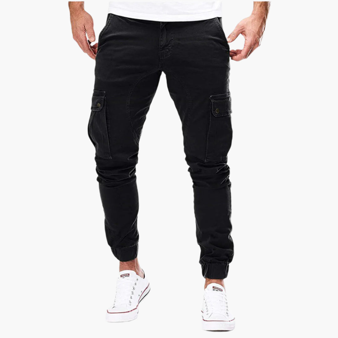 Herren Cargo Jogginghose – Modische Cargohose mit Taschen und elastischem Bund, ideal für Alltag und Outdoor