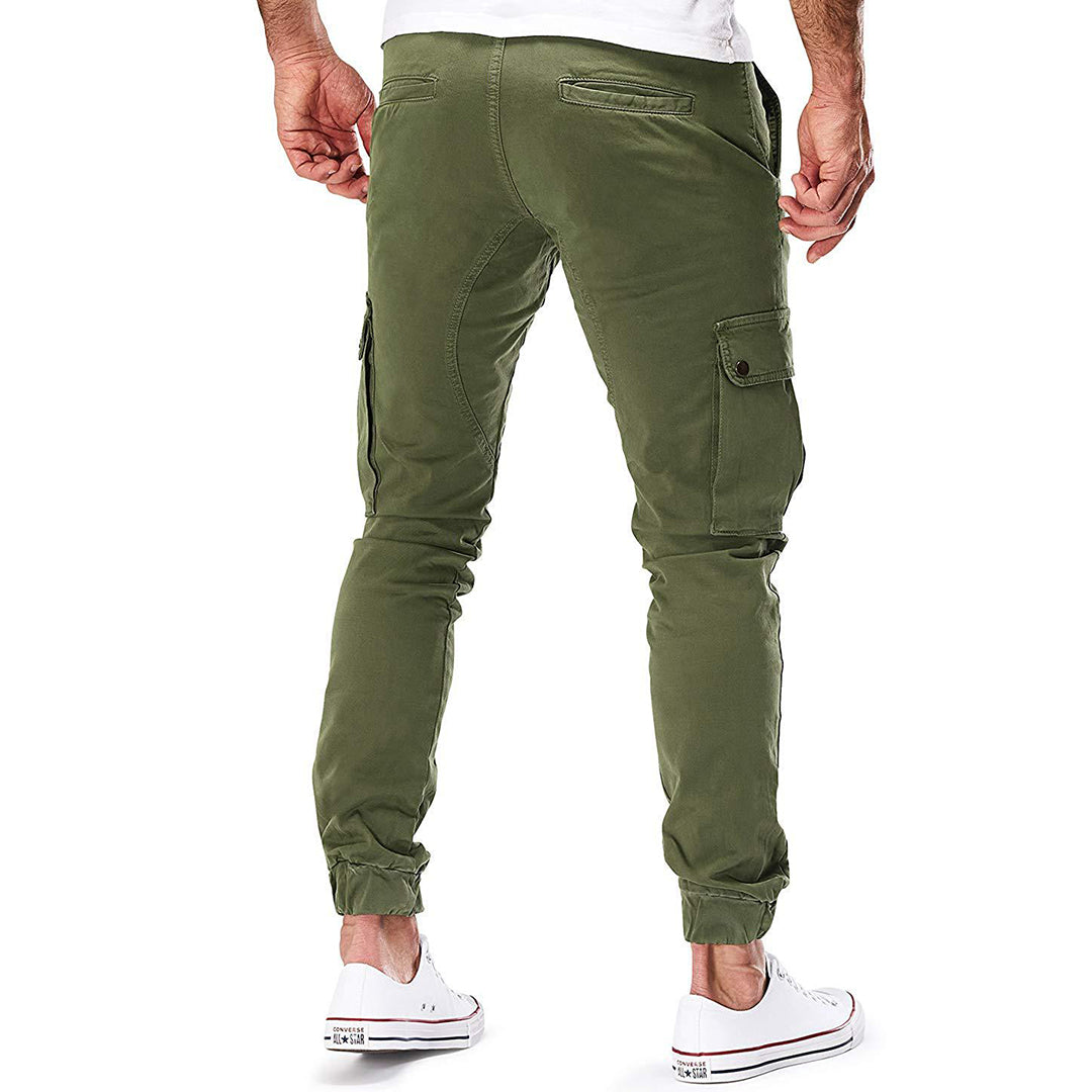 Herren Cargo Jogginghose – Modische Cargohose mit Taschen und elastischem Bund, ideal für Alltag und Outdoor