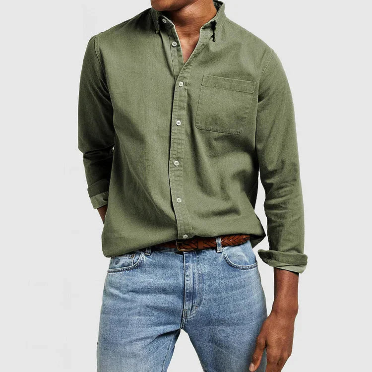 Herren Button-Down Hemd – Zeitloses Casual Shirt für vielseitigen Einsatz