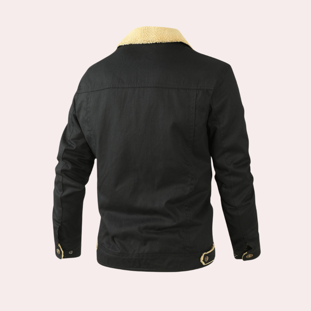 Men's Vintage Bomber Jacket – Winter Jacket in Retro Style for Everyday and Outdoor