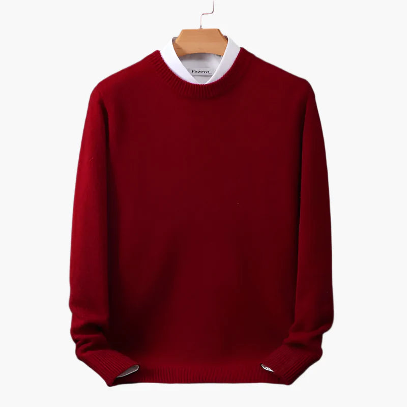 Herren Pullover mit Rundhalsausschnitt – Eleganter Business & Casual Strickpullover