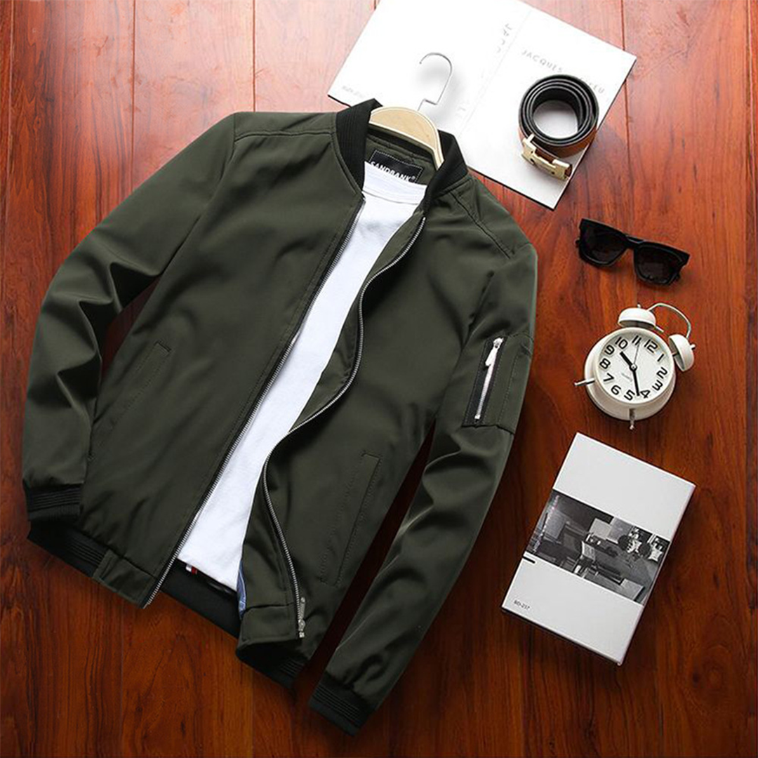 Men's bomber jacket – stylish transitional jacket for everyday and leisure use