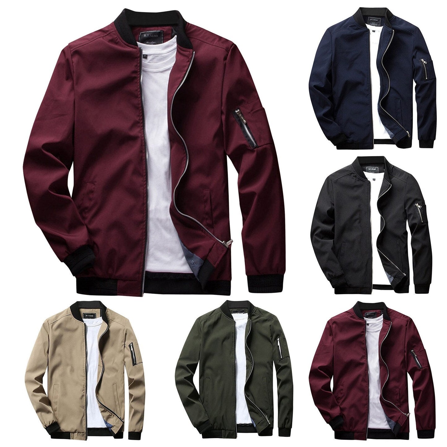 Men's bomber jacket – stylish transitional jacket for everyday and leisure use