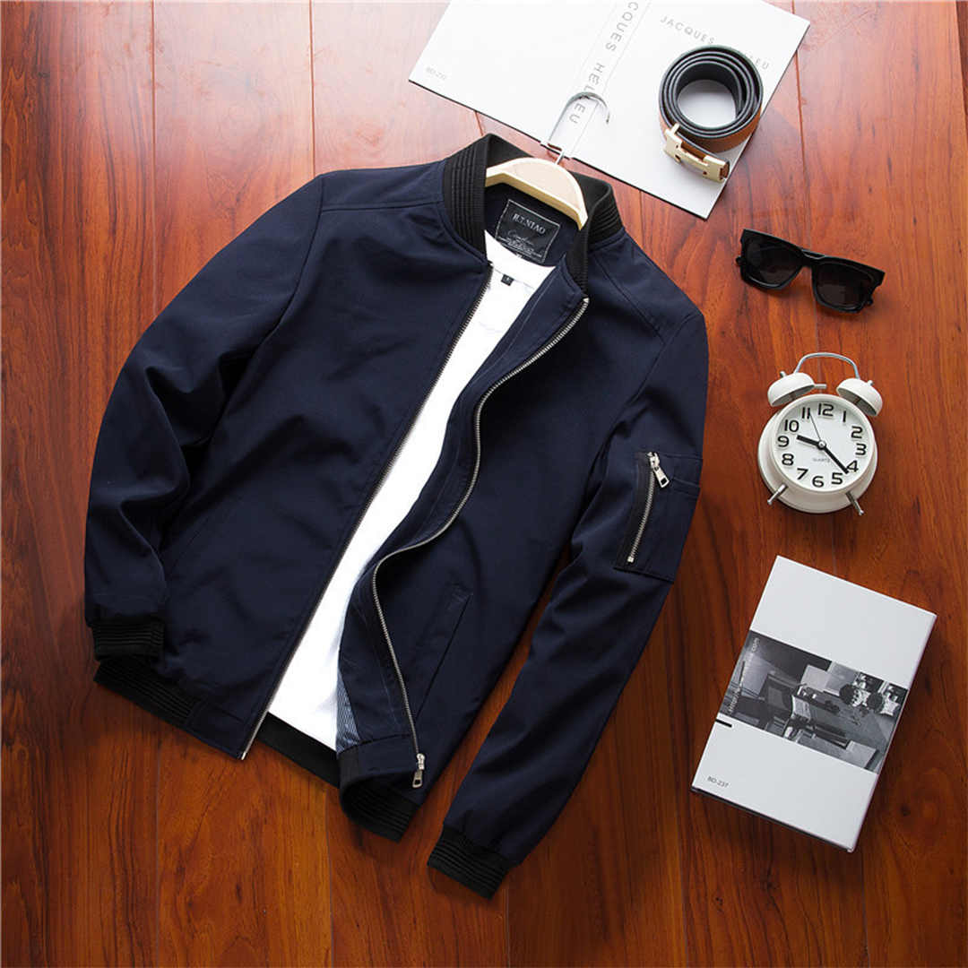 Men's bomber jacket – stylish transitional jacket for everyday and leisure use