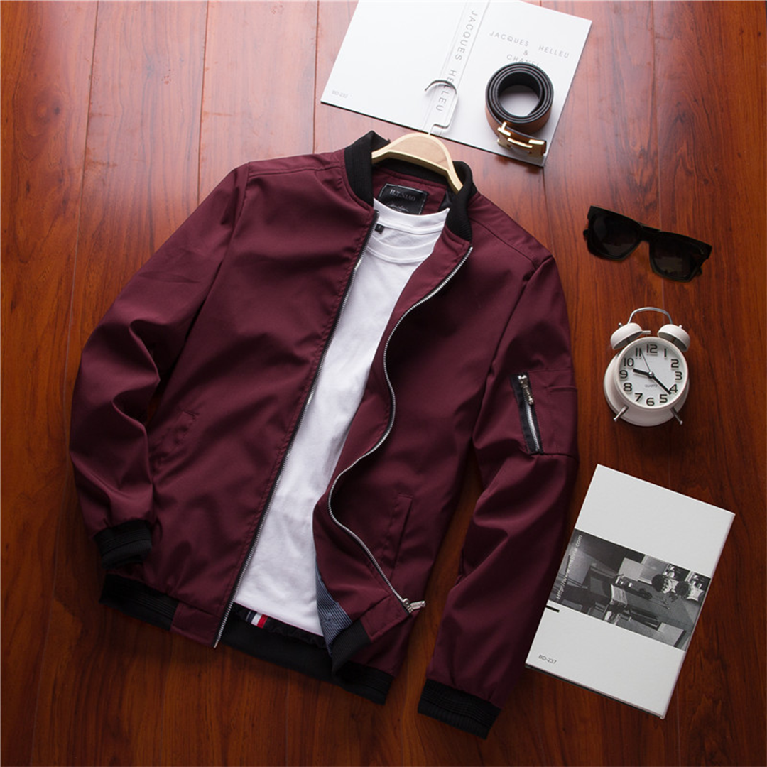 Men's bomber jacket – stylish transitional jacket for everyday and leisure use