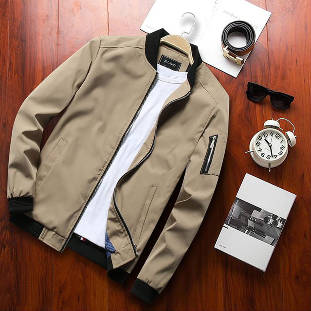 Men's bomber jacket – stylish transitional jacket for everyday and leisure use