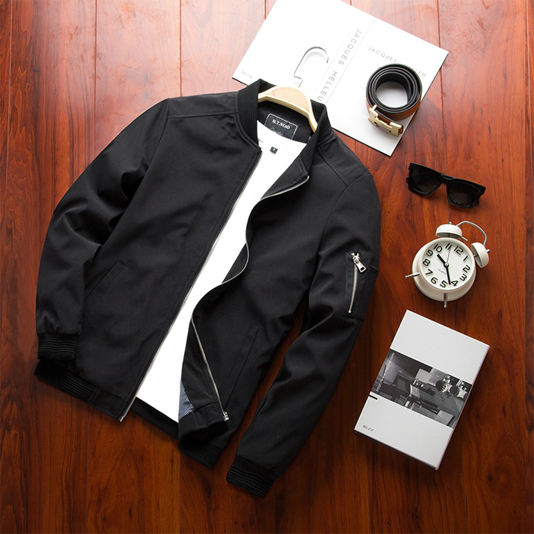 Men's bomber jacket – stylish transitional jacket for everyday and leisure use