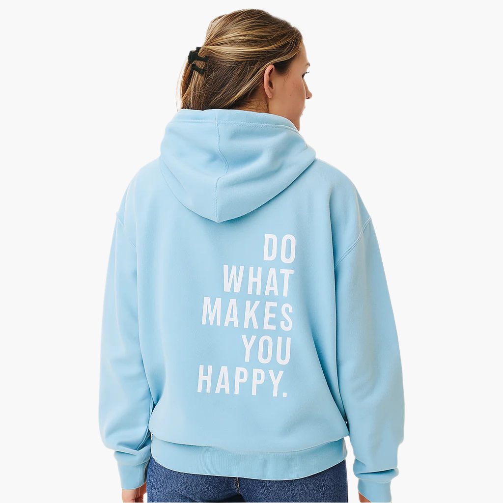 Women's hooded sweatshirt with graphic print – Casual sweater for leisure & outdoor