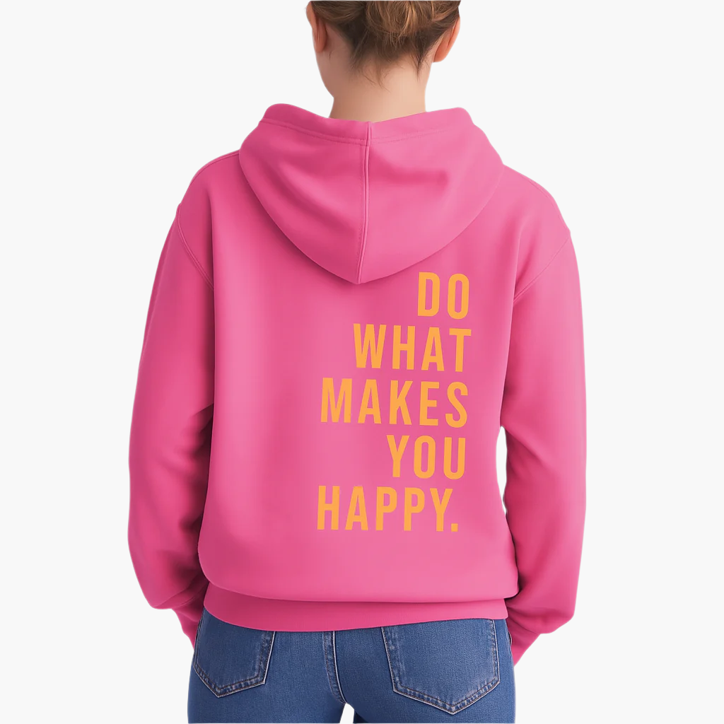 Women's hooded sweatshirt with graphic print – Casual sweater for leisure & outdoor