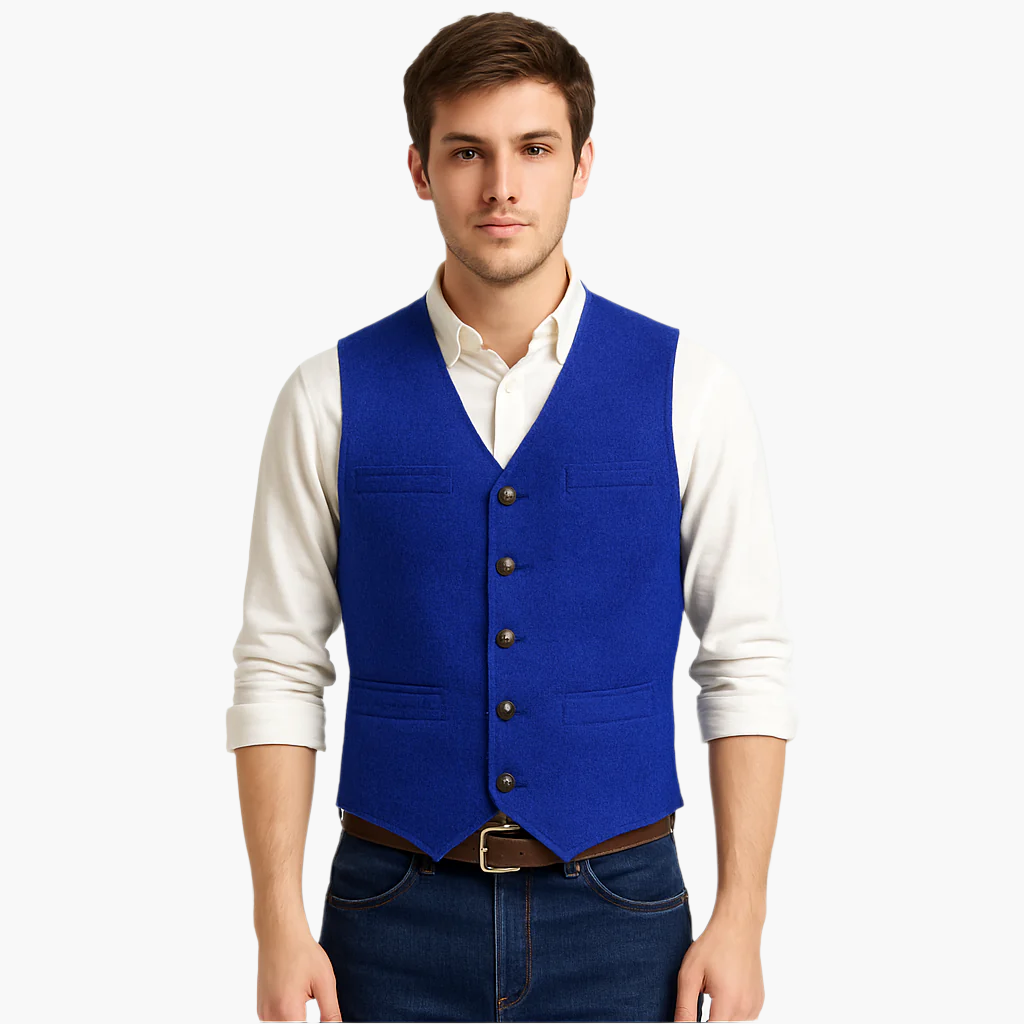 Men's Vest – Elegant Modern Gilet for Versatile Outfits and Timeless Style