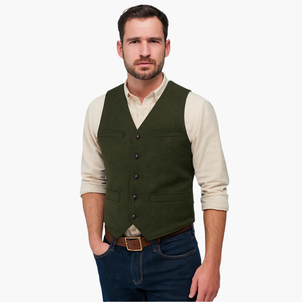 Men's Vest – Elegant Modern Gilet for Versatile Outfits and Timeless Style