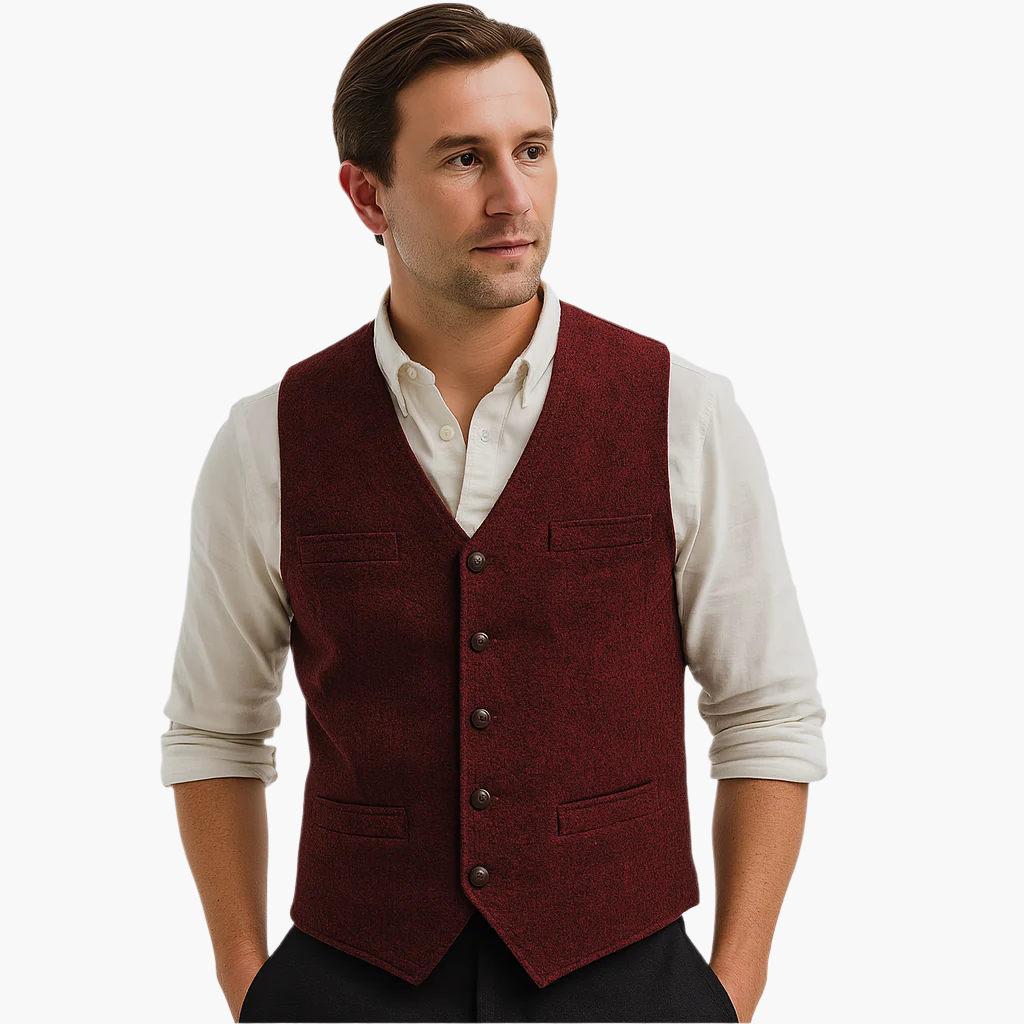 Men's Vest – Elegant Modern Gilet for Versatile Outfits and Timeless Style