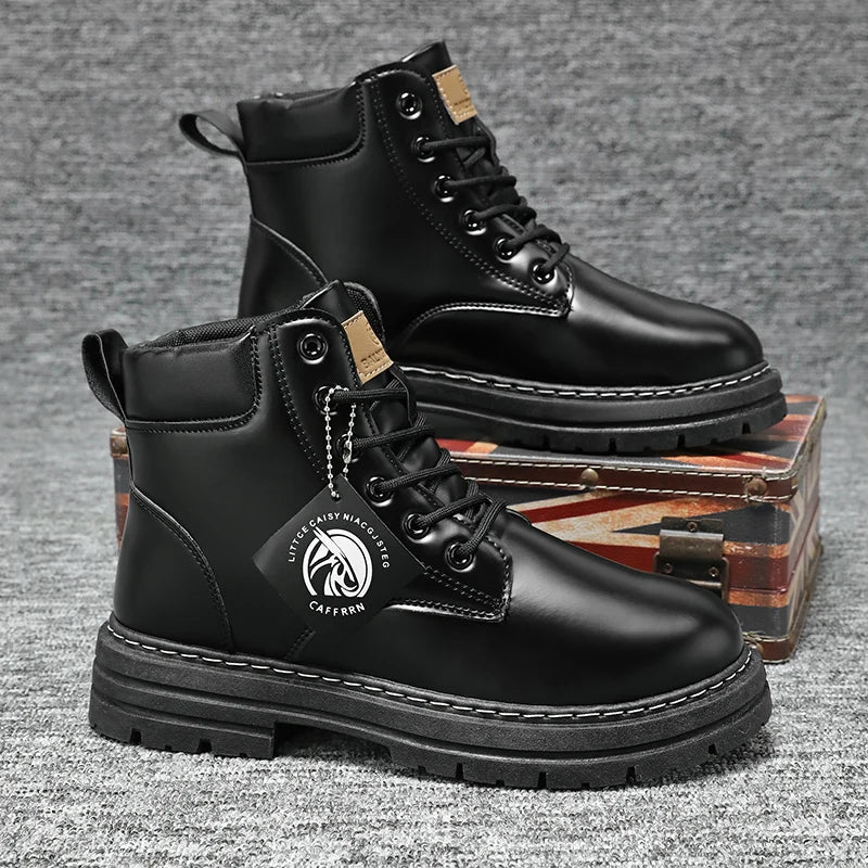 Men's outdoor boots in urban style – sturdy casual shoes for work and adventure