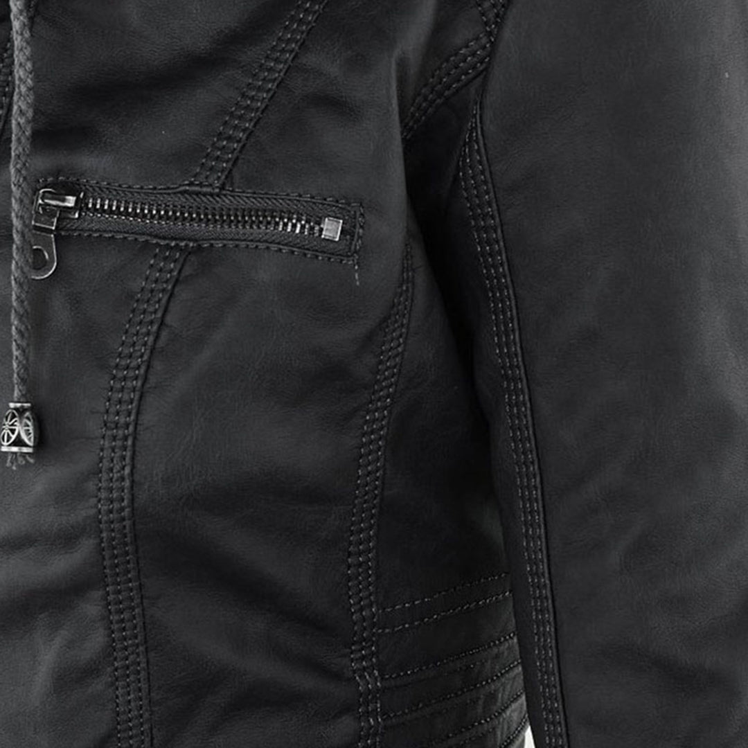Women's jacket with hood – Fashionable transitional jacket for everyday and leisure use