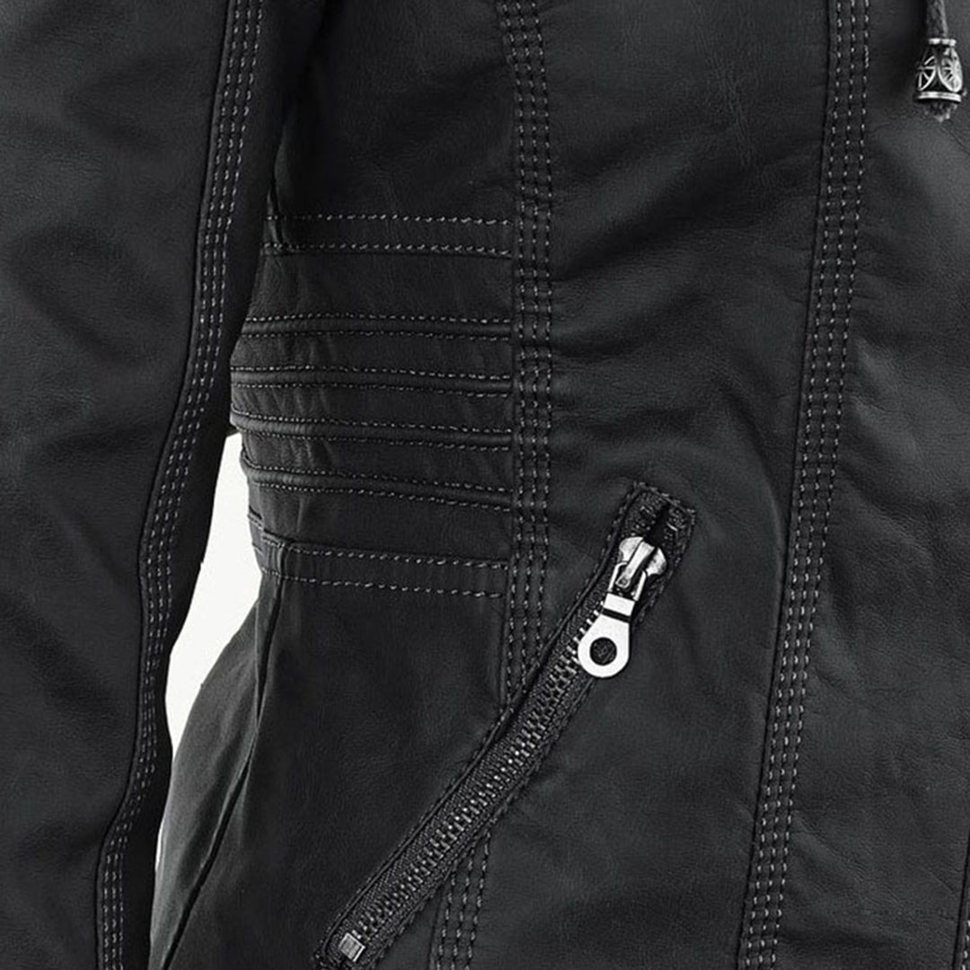 Women's jacket with hood – Fashionable transitional jacket for everyday and leisure use
