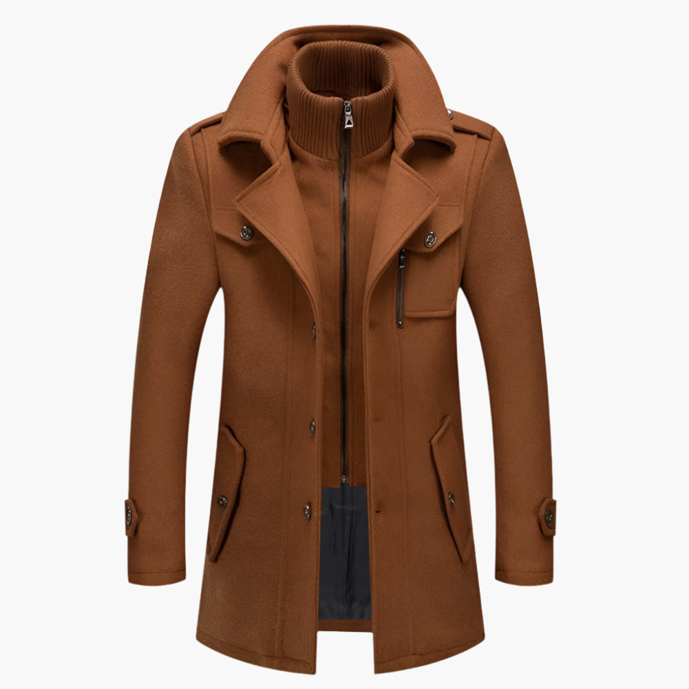 Men's Two-Piece Winter Coat – Elegant Business and Casual Look for Everyday Use