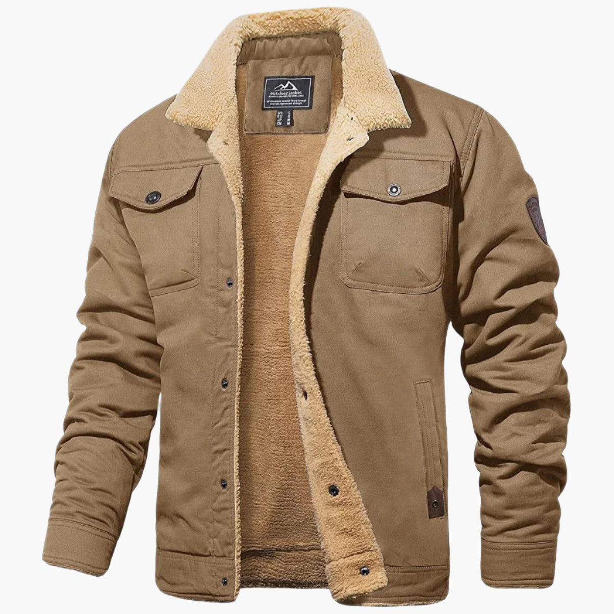 Men's Vintage Bomber Jacket – Winter Jacket in Retro Style for Everyday and Outdoor