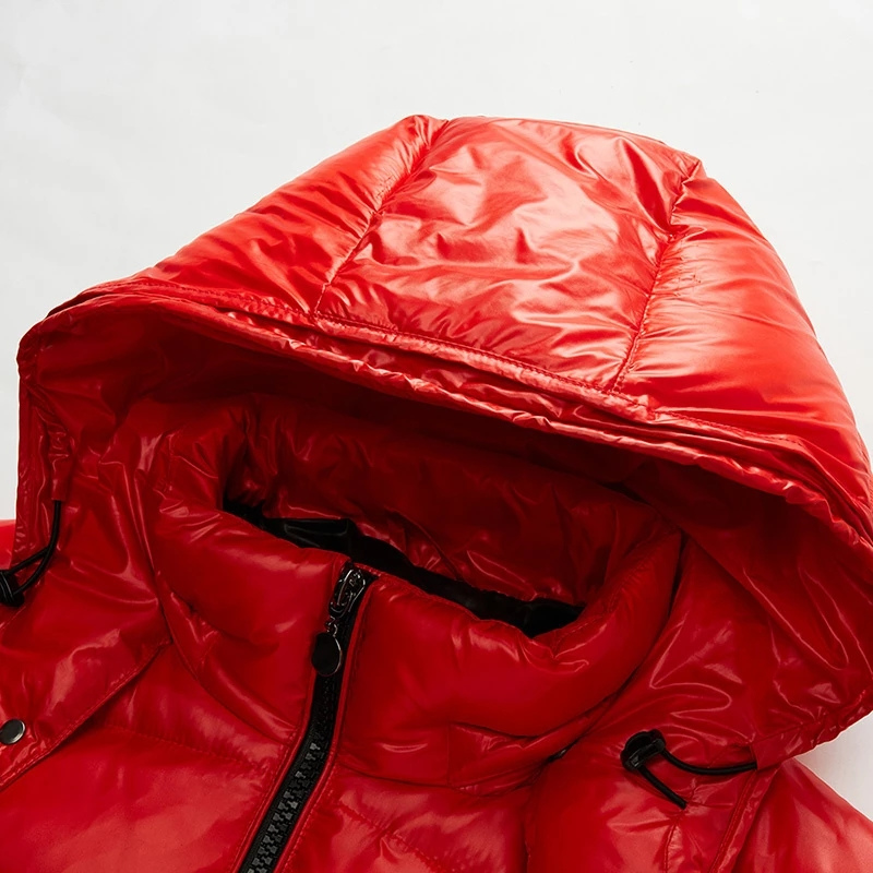 Men's Winter Quilted Jacket with Hood – Fashionable Outdoor Puffer Jacket for Cold Days