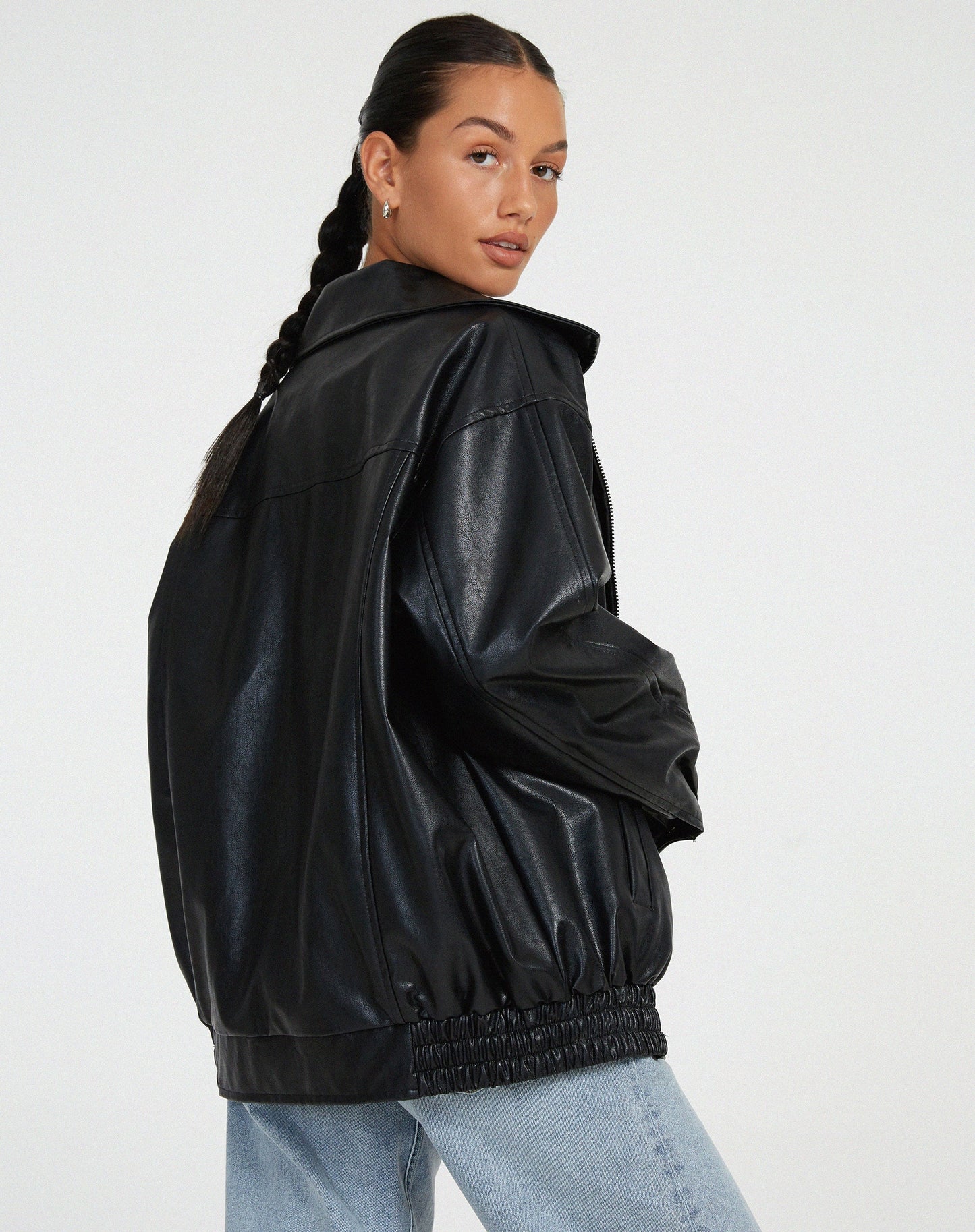 Damen Oversize jacke im Vintage-Stil – Modische Übergangsjacke für Alltag & Ausgehen