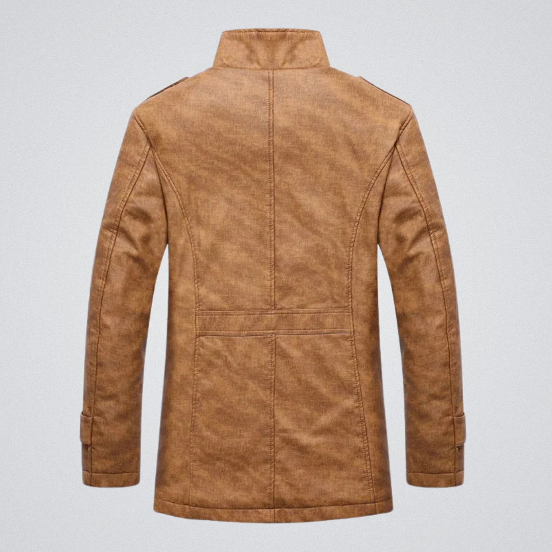 Herren Winterjacke mit Kunstfellfutter – Modischer Mantel für Alltag & Freizeit