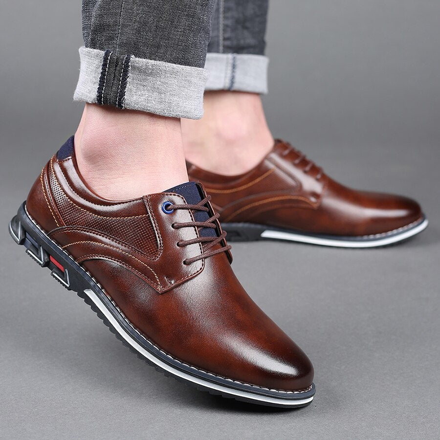 Herren Business Schnürschuhe – Klassische Eleganz & Orthopädischer Komfort für Alltag und Büro
